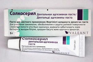 Дентальная паста Солкосерил, особенности ее применения